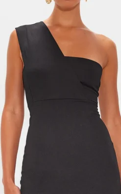 One Shoulder Fitted Maxi Dress-PrettyLittleThing Best