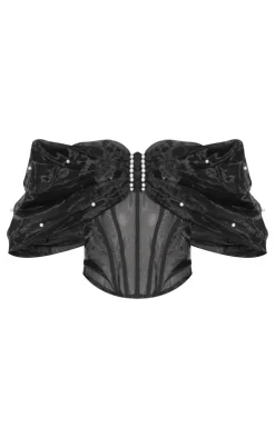 PrettyLittleThing Corsets*Organza Bow Corset