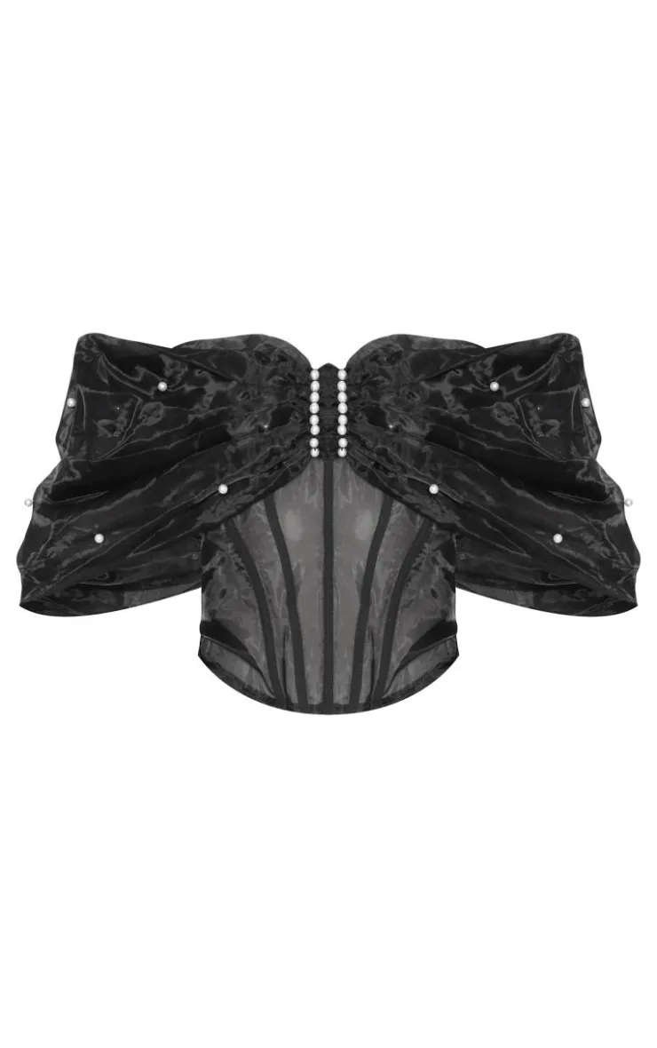 PrettyLittleThing Corsets*Organza Bow Corset