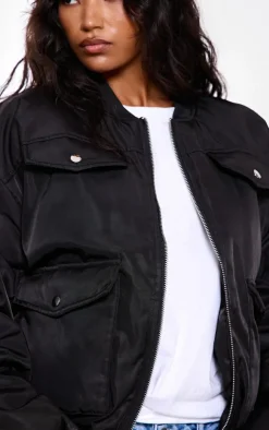 PrettyLittleThing Bomber Jackets*Oversized Bomber Jacket