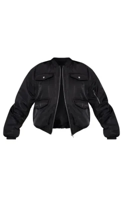 PrettyLittleThing Bomber Jackets*Oversized Bomber Jacket