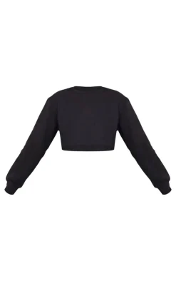 PrettyLittleThing Basic Tops*Oversized Cropped Sweatshirt