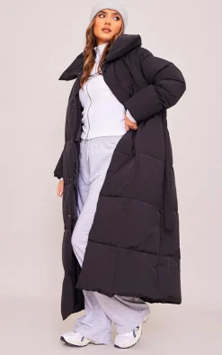 PrettyLittleThing Puffer Jackets*Oversized Square Quilted Maxi Puffer Coat