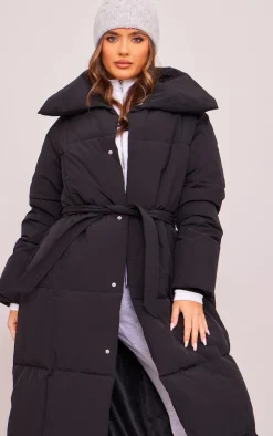 PrettyLittleThing Puffer Jackets*Oversized Square Quilted Maxi Puffer Coat