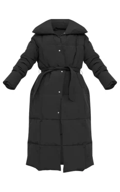 PrettyLittleThing Puffer Jackets*Oversized Square Quilted Maxi Puffer Coat