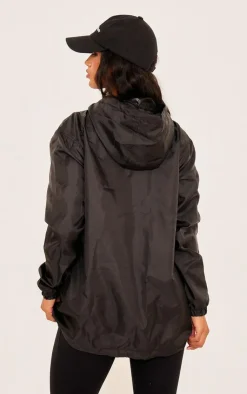 PrettyLittleThing Black Sweatsuits*Pack A Mac Zip Up Jacket