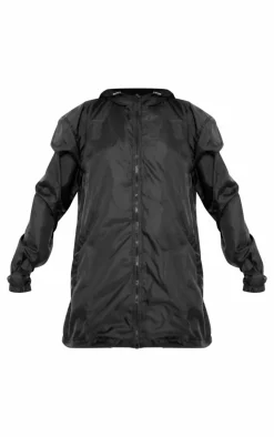 PrettyLittleThing Black Sweatsuits*Pack A Mac Zip Up Jacket