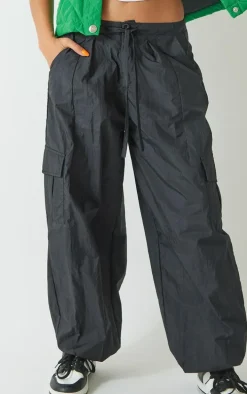 Black Parachute Oversized Shell Cargos