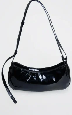 PrettyLittleThing Shoulder Bags*Patent Handle Slim Shoulder Bag