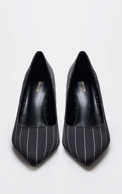 PrettyLittleThing Pumps*Pinstripe Point Toe Court Heels