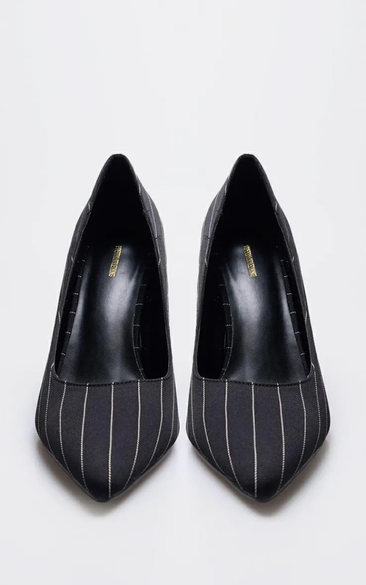 PrettyLittleThing Pumps*Pinstripe Point Toe Court Heels
