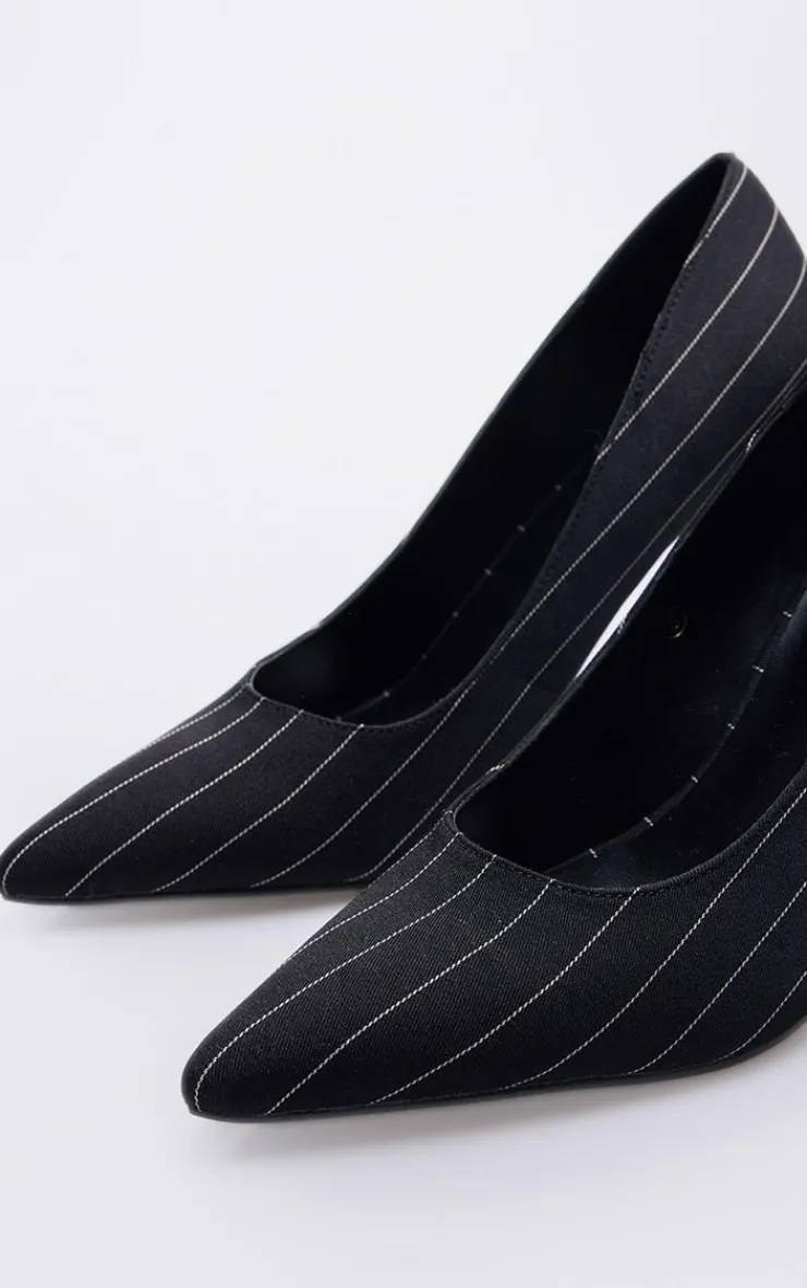 PrettyLittleThing Pumps*Pinstripe Point Toe Court Heels