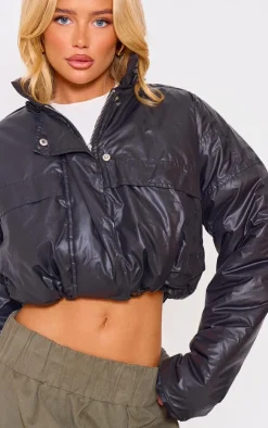 PrettyLittleThing Puffer Jackets*Pocket Detail Lightweight Puffer Jacket