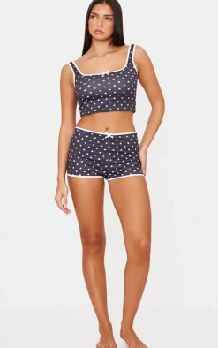 PrettyLittleThing Christmas Gifts*Polka Dot Print Pj Shorts
