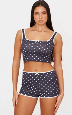 PrettyLittleThing Christmas Gifts*Polka Dot Print Pj Shorts