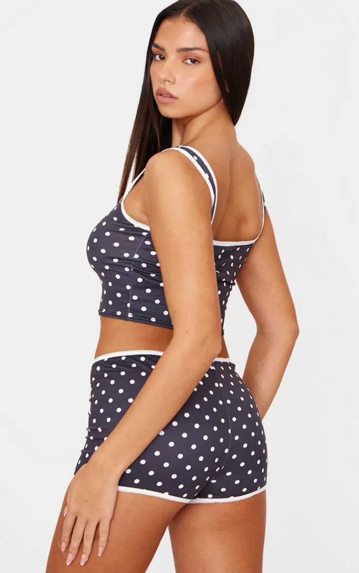 PrettyLittleThing Christmas Gifts*Polka Dot Print Vest Pj Top