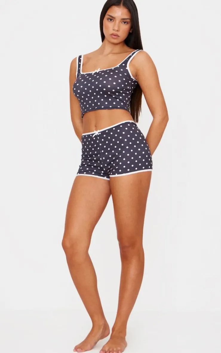 PrettyLittleThing Christmas Gifts*Polka Dot Print Vest Pj Top
