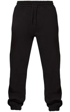 Black Premium Cuffed Drawstring Sweat Sweatpants
