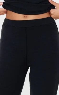 Outlet PrettyLittleThing Premium Soft Touch Skinny Flare Pants Black