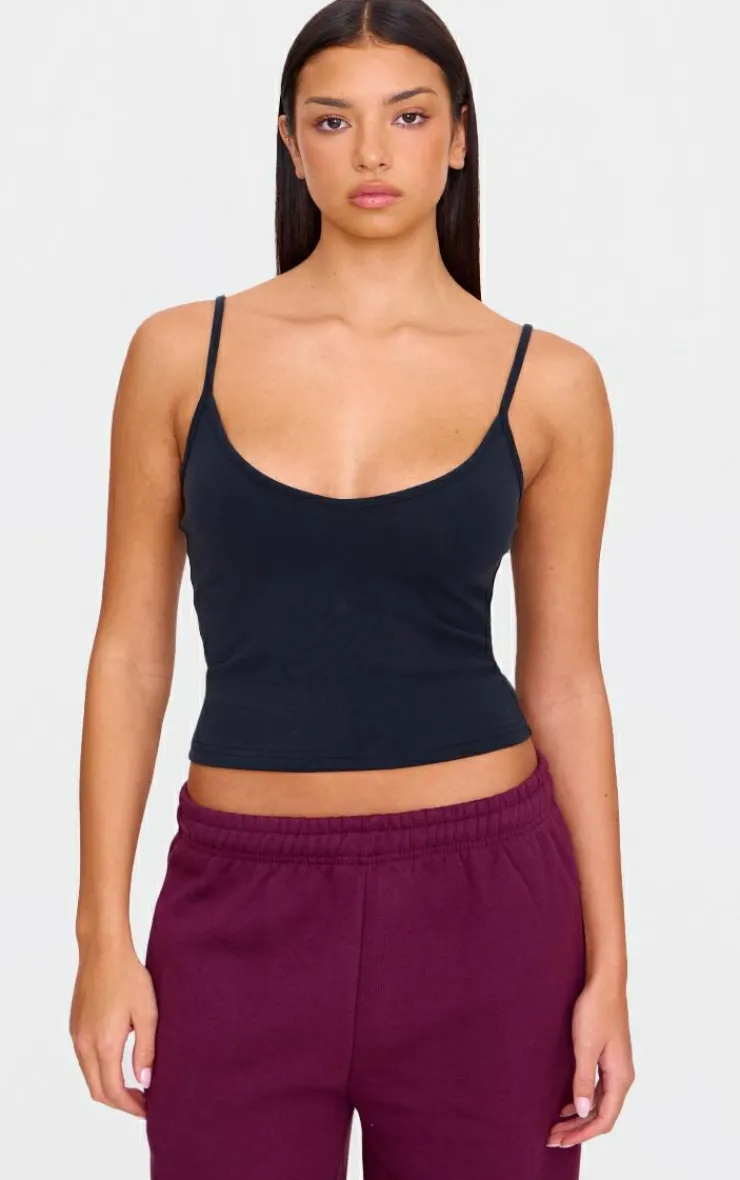 PrettyLittleThing Camisole*Premium Soft Touch V Neck Strappy Cami Top