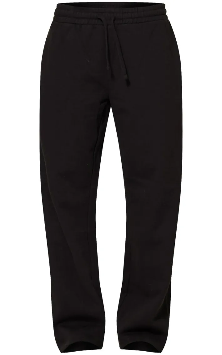 Black Premium Wide Leg Sweat Sweatpants
