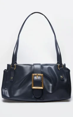 PrettyLittleThing Shoulder Bags*Pu Baguette Buckle Shoulder Bag