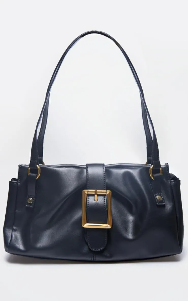 PrettyLittleThing Shoulder Bags*Pu Baguette Buckle Shoulder Bag