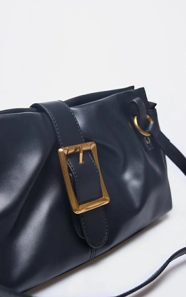 PrettyLittleThing Shoulder Bags*Pu Baguette Buckle Shoulder Bag