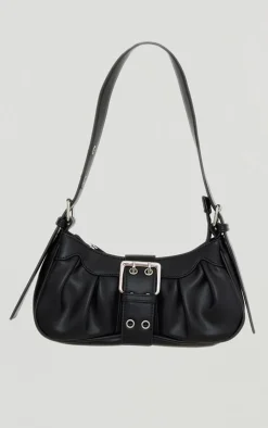PrettyLittleThing Shoulder Bags*PU Eyelet Buckle Shoulder Bag