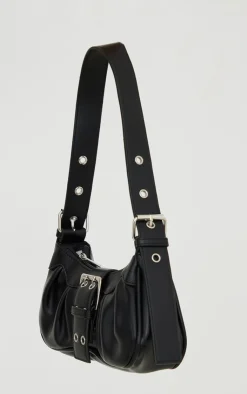 PrettyLittleThing Shoulder Bags*PU Eyelet Buckle Shoulder Bag