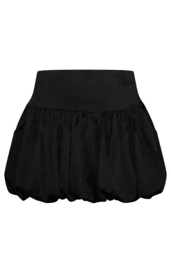 Outlet PrettyLittleThing Puff Ball Mini Skirt Black