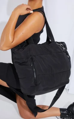 PrettyLittleThing Shoppers*Quilted Oversized Tote Bag