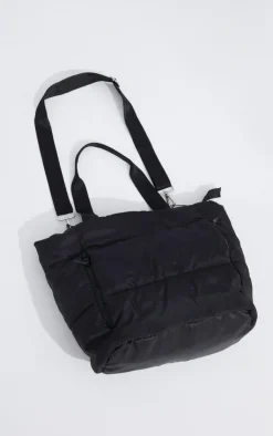PrettyLittleThing Shoppers*Quilted Oversized Tote Bag