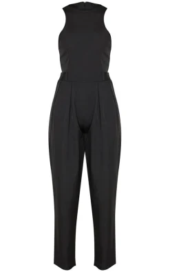 Racer Back Pocket Detail Jumpsuit-PrettyLittleThing Discount