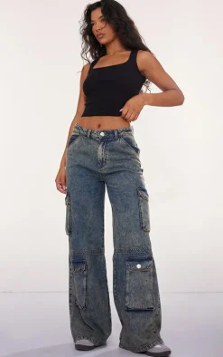 PrettyLittleThing Basic Tops*Rib Scoop Neck Vest