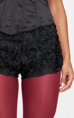PrettyLittleThing Christmas Shop*Rose Organza Panties Hot Pants
