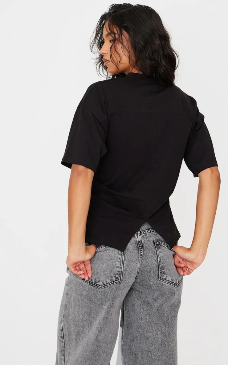 PrettyLittleThing T-Shirts*Ruched Side Detail T Shirt