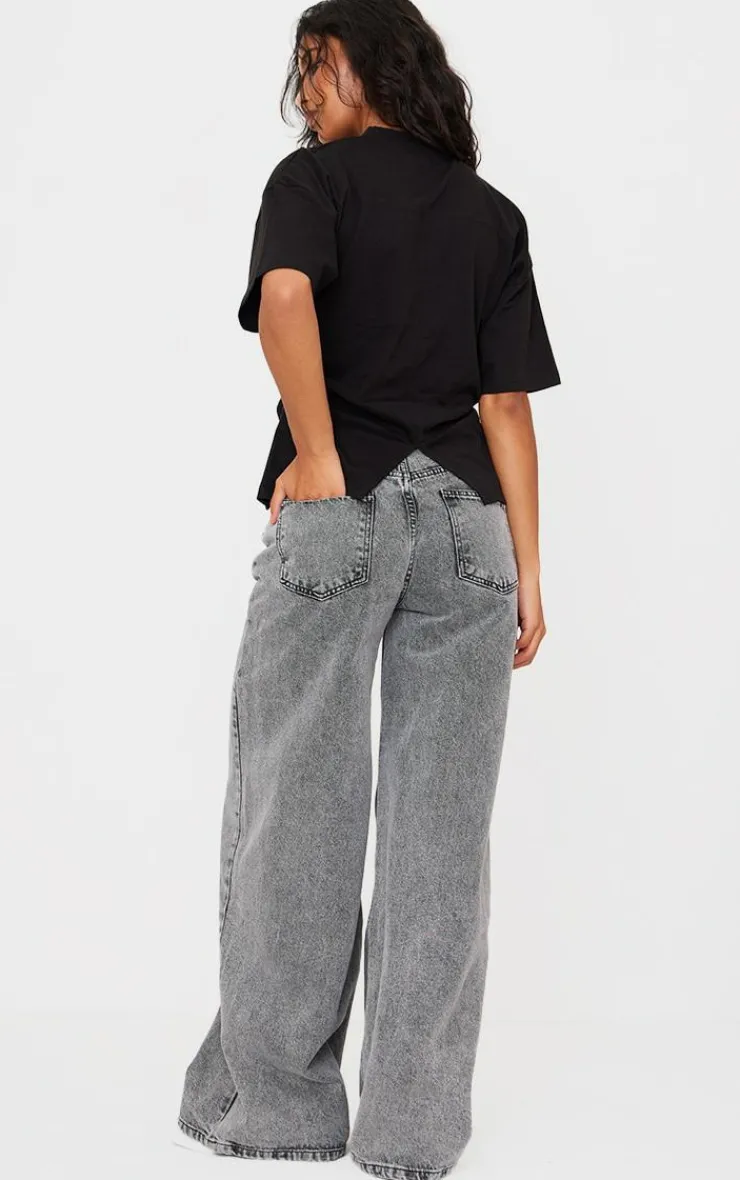 PrettyLittleThing T-Shirts*Ruched Side Detail T Shirt