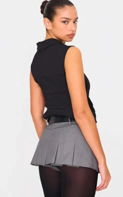 PrettyLittleThing Shirts*Ruched Sleeveless Long Top