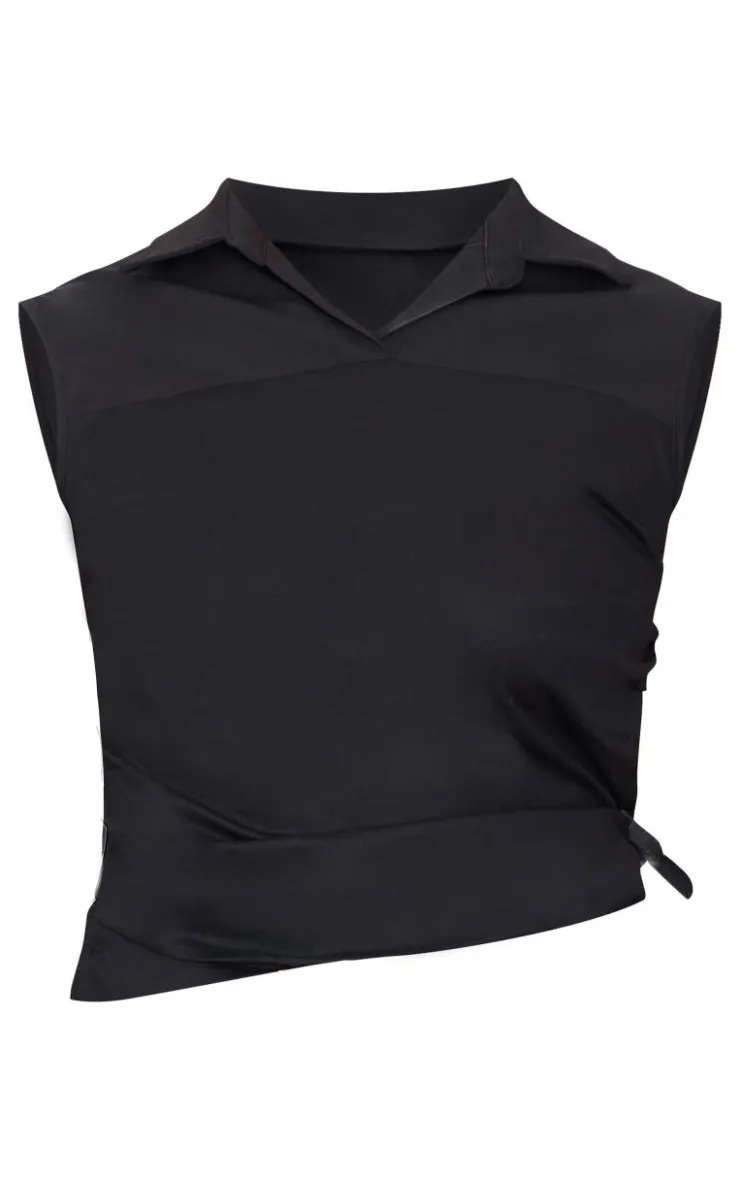 PrettyLittleThing Shirts*Ruched Sleeveless Long Top