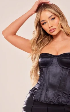 Satin Corset-PrettyLittleThing Sale