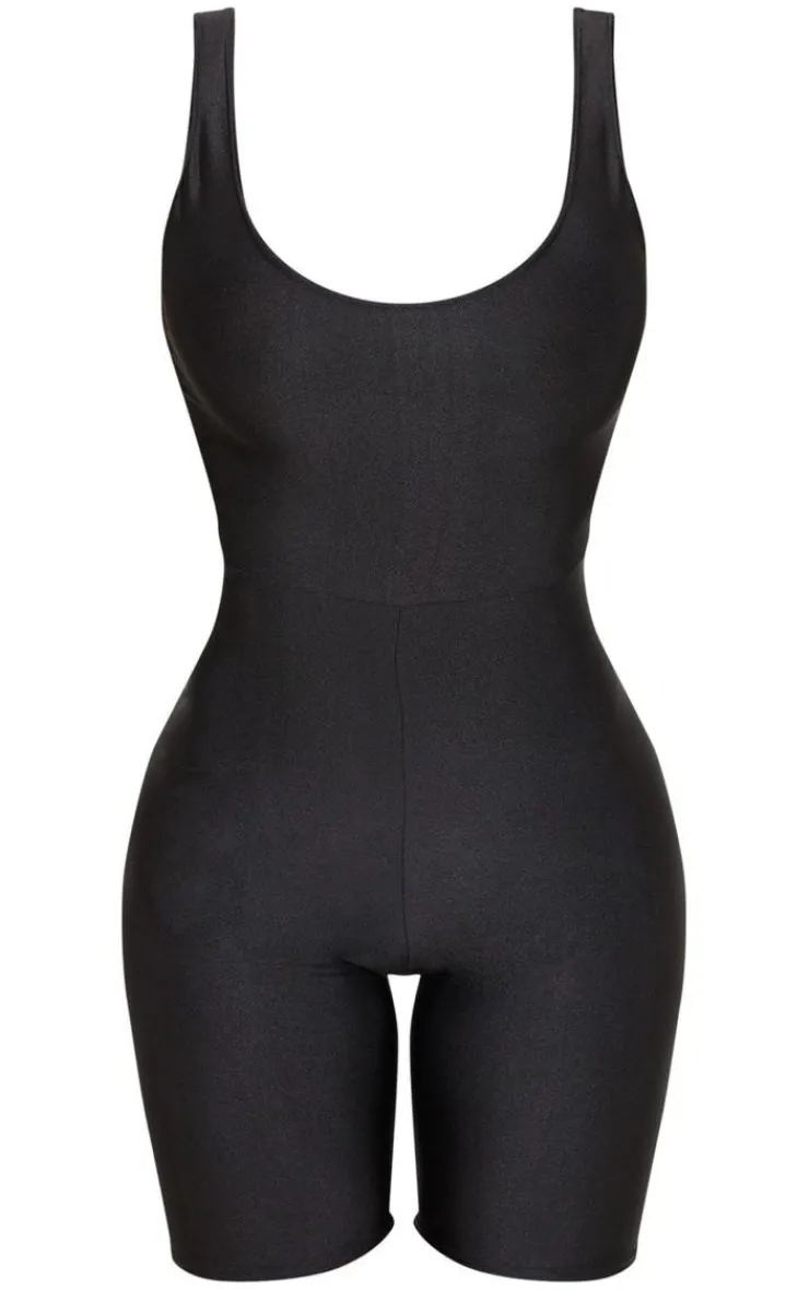 PrettyLittleThing Unitards*Scoop Neck Slinky Unitard
