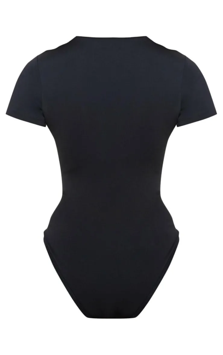 PrettyLittleThing Ski Outfits*Scuba Zip Up Swimsuit