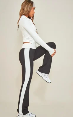 PrettyLittleThing Yoga Pants*Sculpt Contrast Panel Yoga Pants
