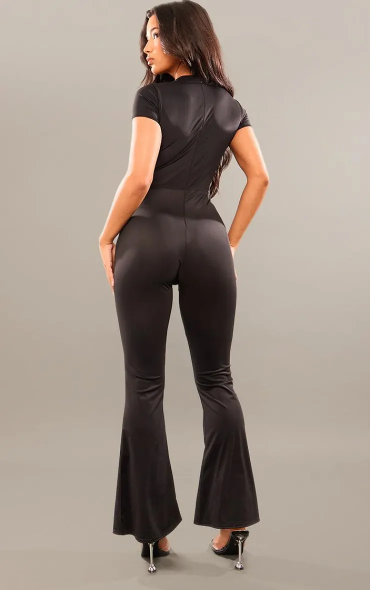 PrettyLittleThing Snatched*Sculpt Short Sleeve Jumpsuit