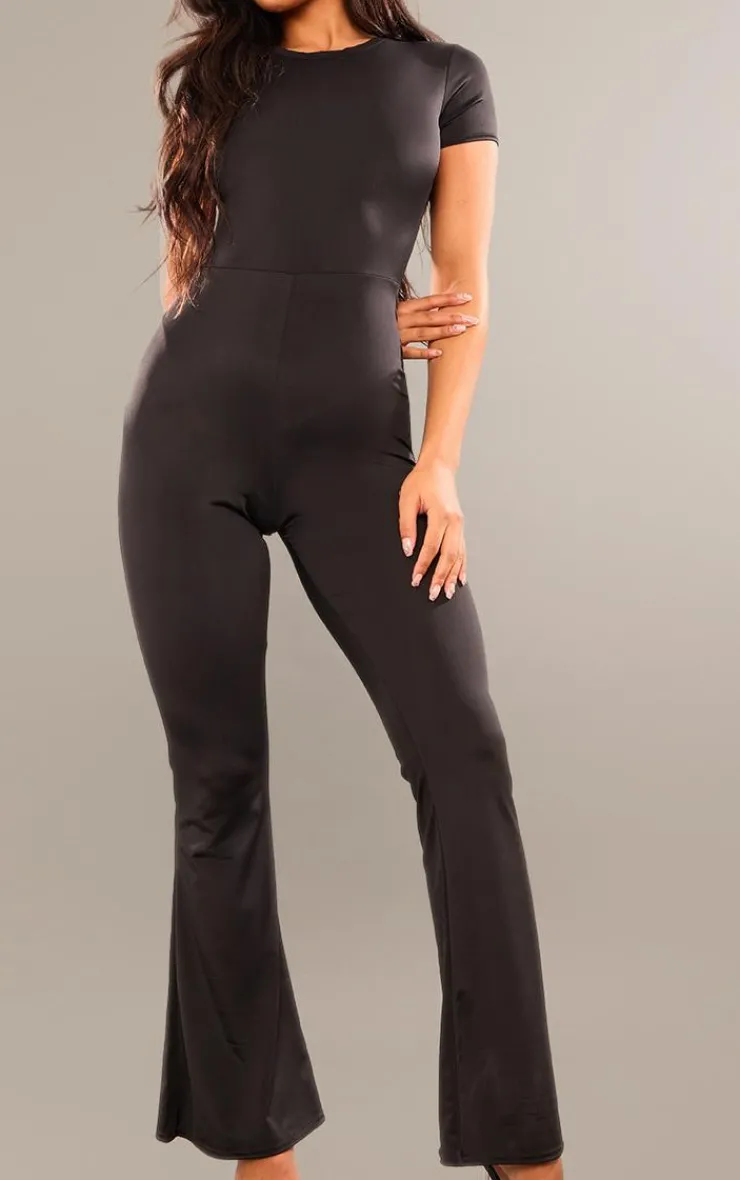 PrettyLittleThing Snatched*Sculpt Short Sleeve Jumpsuit