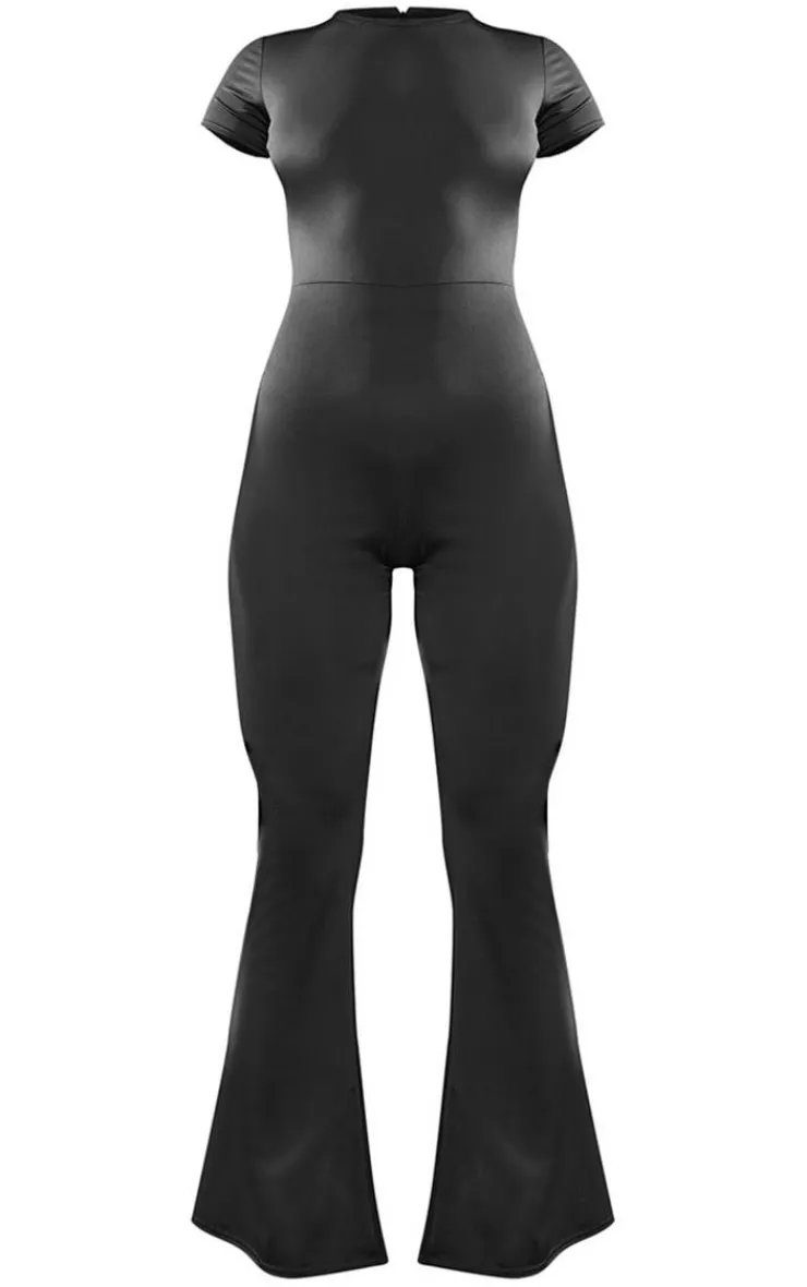 PrettyLittleThing Snatched*Sculpt Short Sleeve Jumpsuit