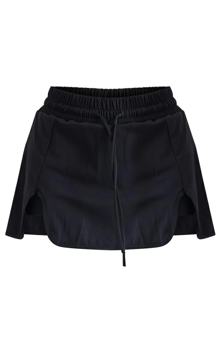 PrettyLittleThing Gym Shorts*Sculpt Toggle Waist Split Front Gym Skort