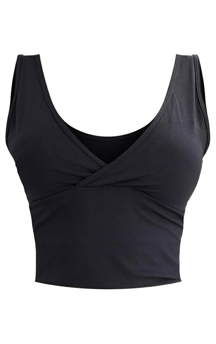 PrettyLittleThing Sports Bras*Sculpt V Front Longline Padded Sports Bra