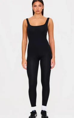 PrettyLittleThing Seamless Gym Wear*Seamless Cross Back Long Gym Unitard
